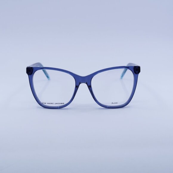 Marc Jacobs MARC 600 0ZX9 00 Eyeglasses Blue Azure Cat Eye 52mm Frame - Picture 4 of 10